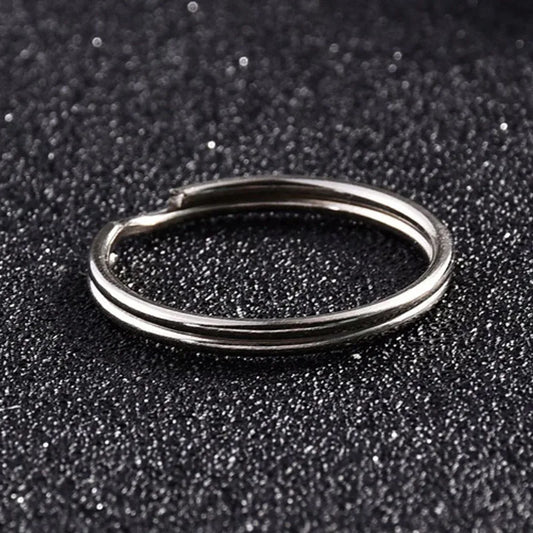 Stainless Steel Keyrings 20pk